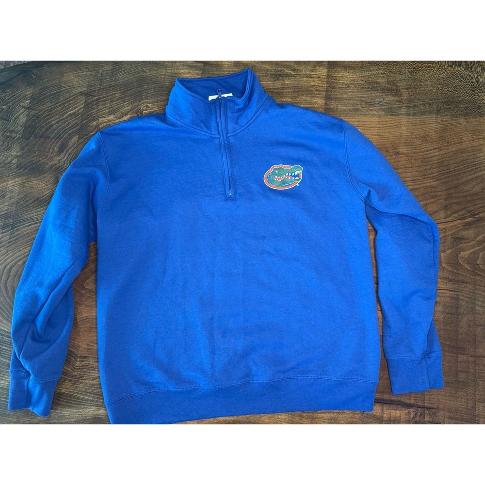 Champion Florida Gators NCAA Men's‎ Powerblend 1/4 Zip Pullover Jacket SZ L
